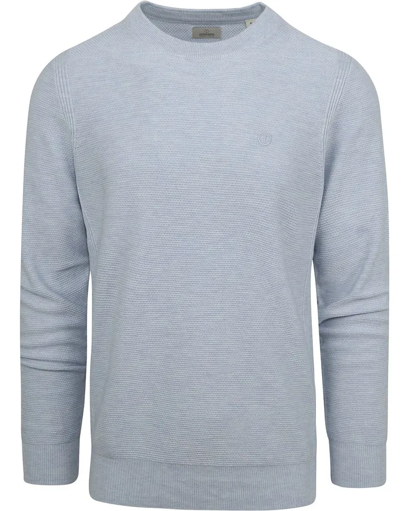 DSTREZZED Pullover Hellblau Melange Hellblau