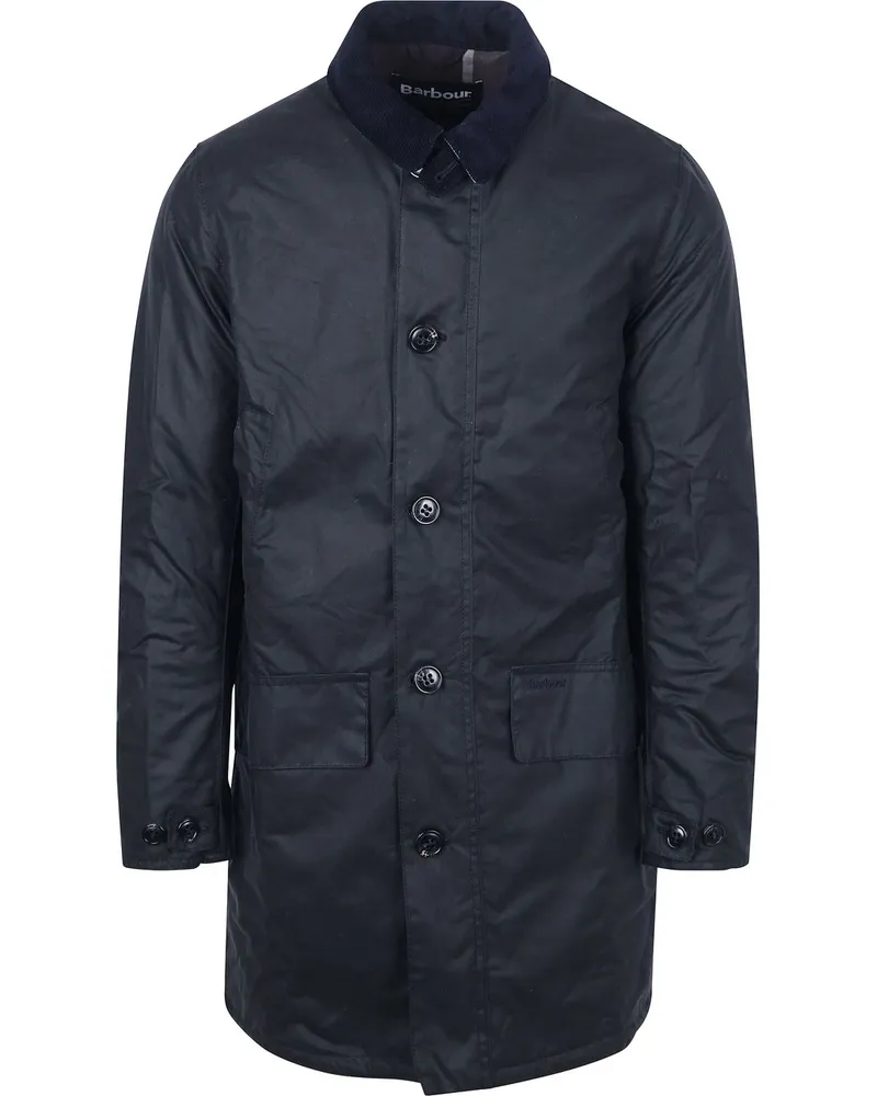 Barbour Wachsjacke Mac Navy Blau