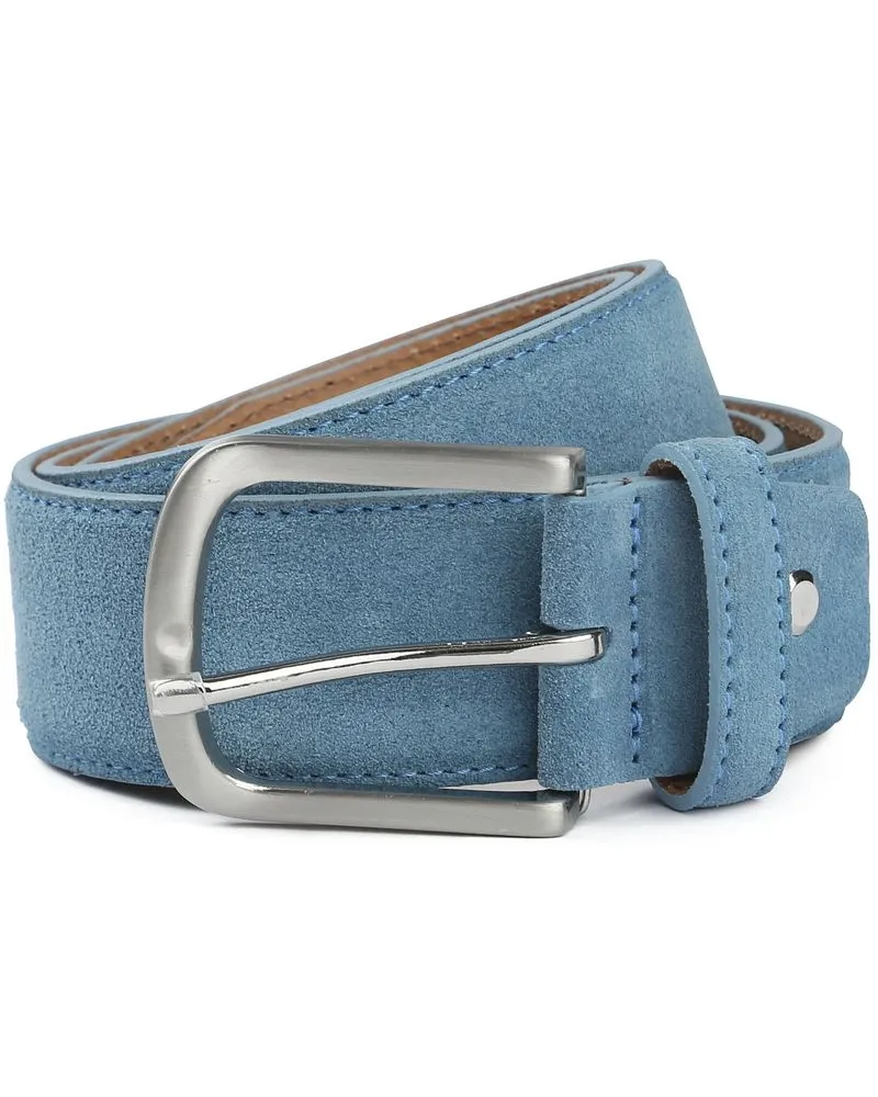 Suitable Ledergürtel Wildleder Blau Blau