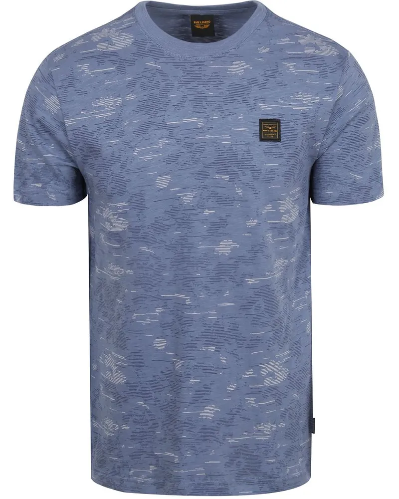 PME Legend Slub T-Shirt Bijou Blue Blau