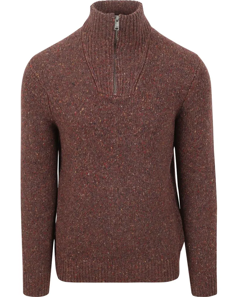 McGregor Half Zip Pullover Merinowolle Braun Braun