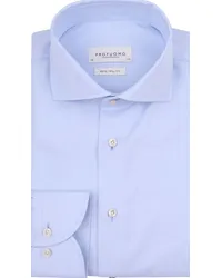 Profuomo Hadleighs Royal Twill Hemd No6 Blau Hellblau