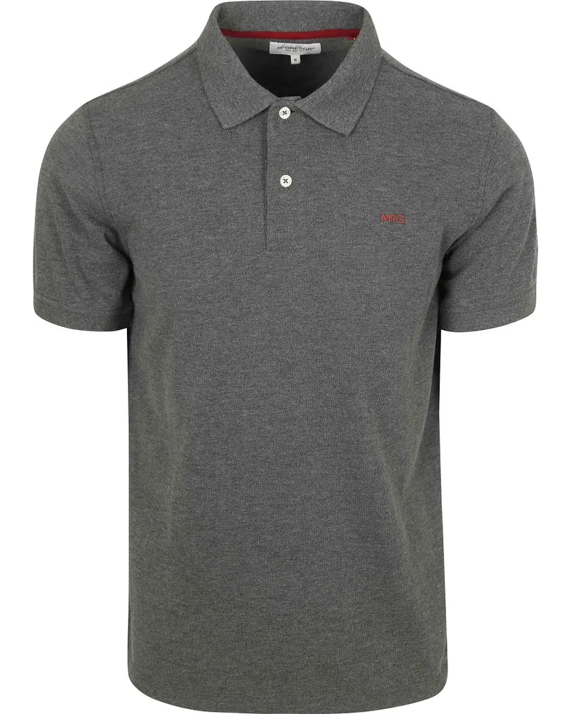 McGregor Piqué Poloshirt Anthrazit Grau