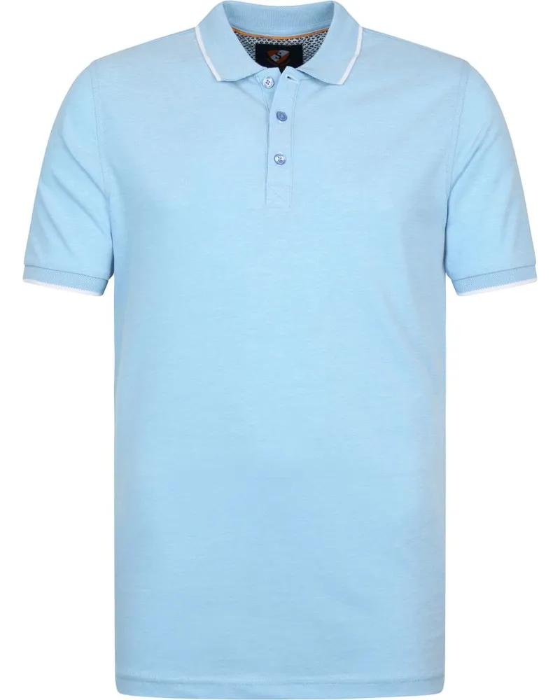 Suitable Oxford Polo Hellblau Hellblau