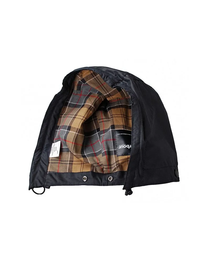 Barbour Kapuze Bedale Navy Dunkelblau