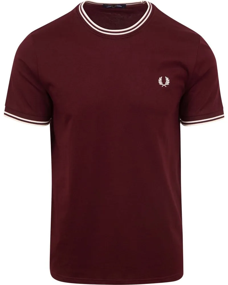 Fred Perry Twin Tipped T-shirt Bordeaux Bordeaux