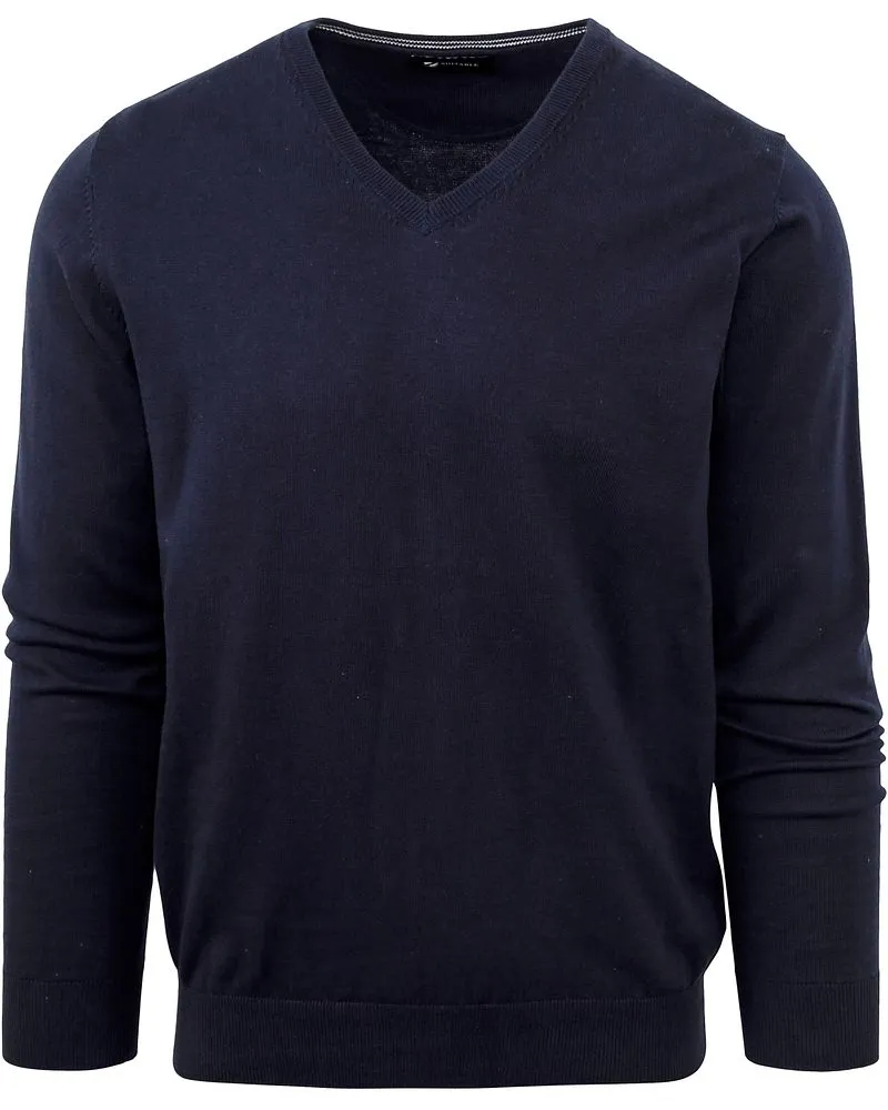 Suitable Pullover Vini V-Ausschnitt Navy Dunkelblau