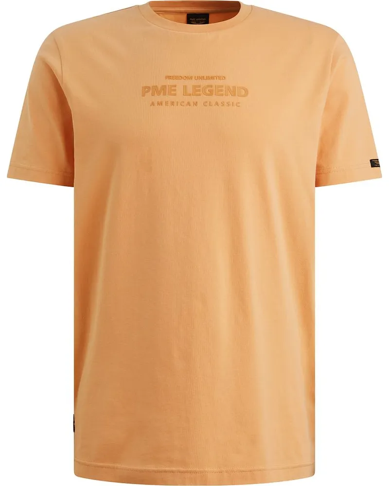 PME Legend T-Shirt Logo Gold Earth Orange