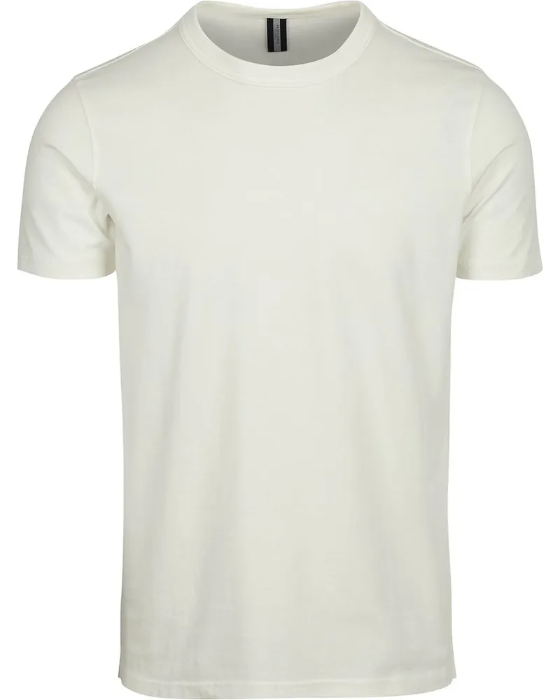 Profuomo T-Shirt Off White Weiß