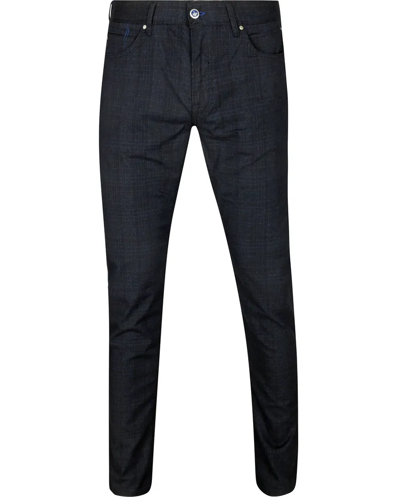 Vanguard V7 Rider Hose Karos Navy Dunkelblau