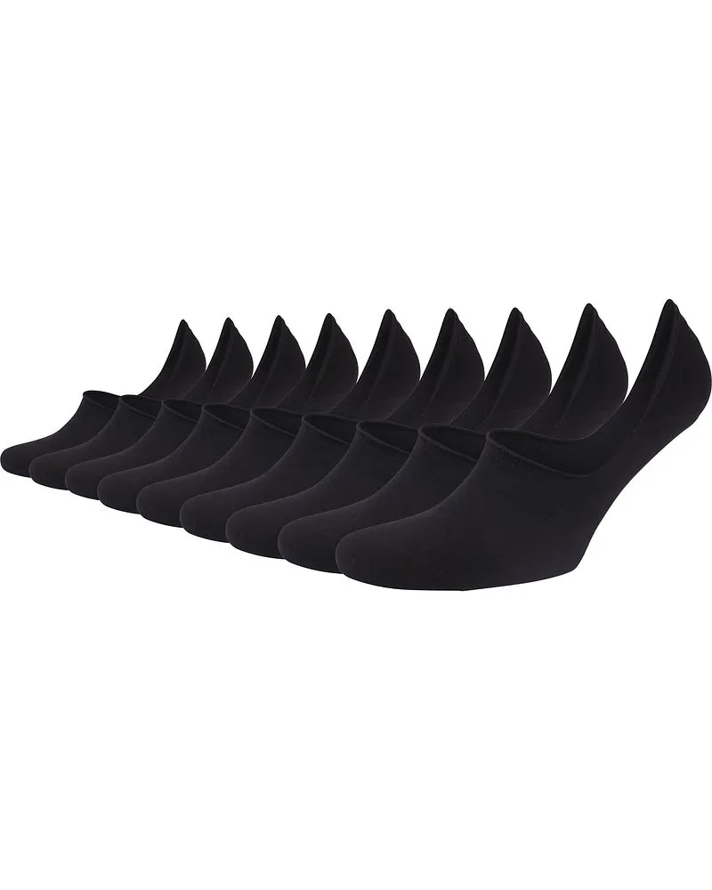 Suitable Füßlinge/ Sneaker Socken Schwarz im 9er-Pack aus Bio-Baumwolle Schwarz