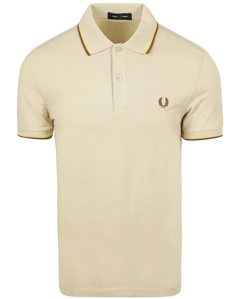 Fred Perry Polo Twin Tipped M3600 Beige Beige