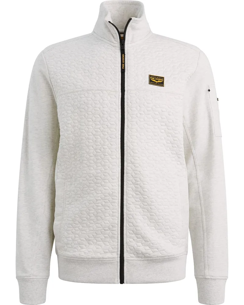 PME Legend Strickjacke Interlock Ecru Beige