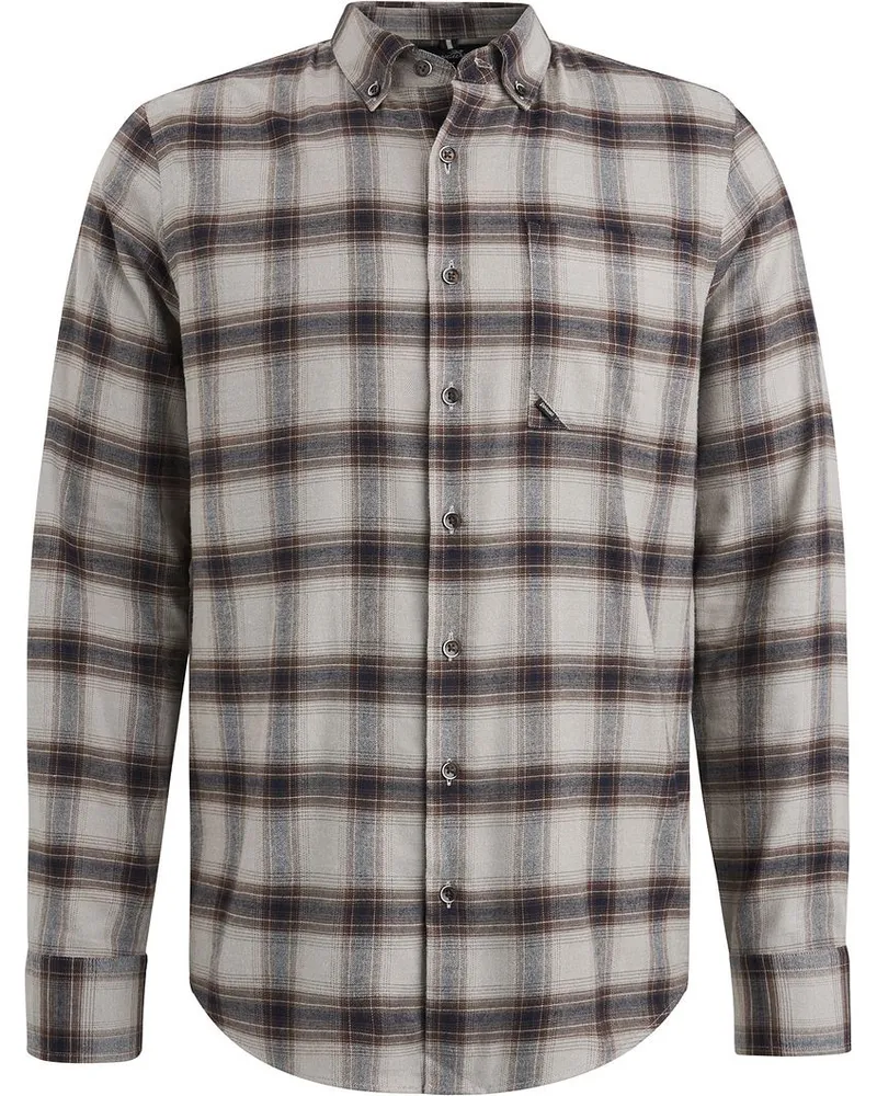 Vanguard Hemd Karos Taupe Taupe
