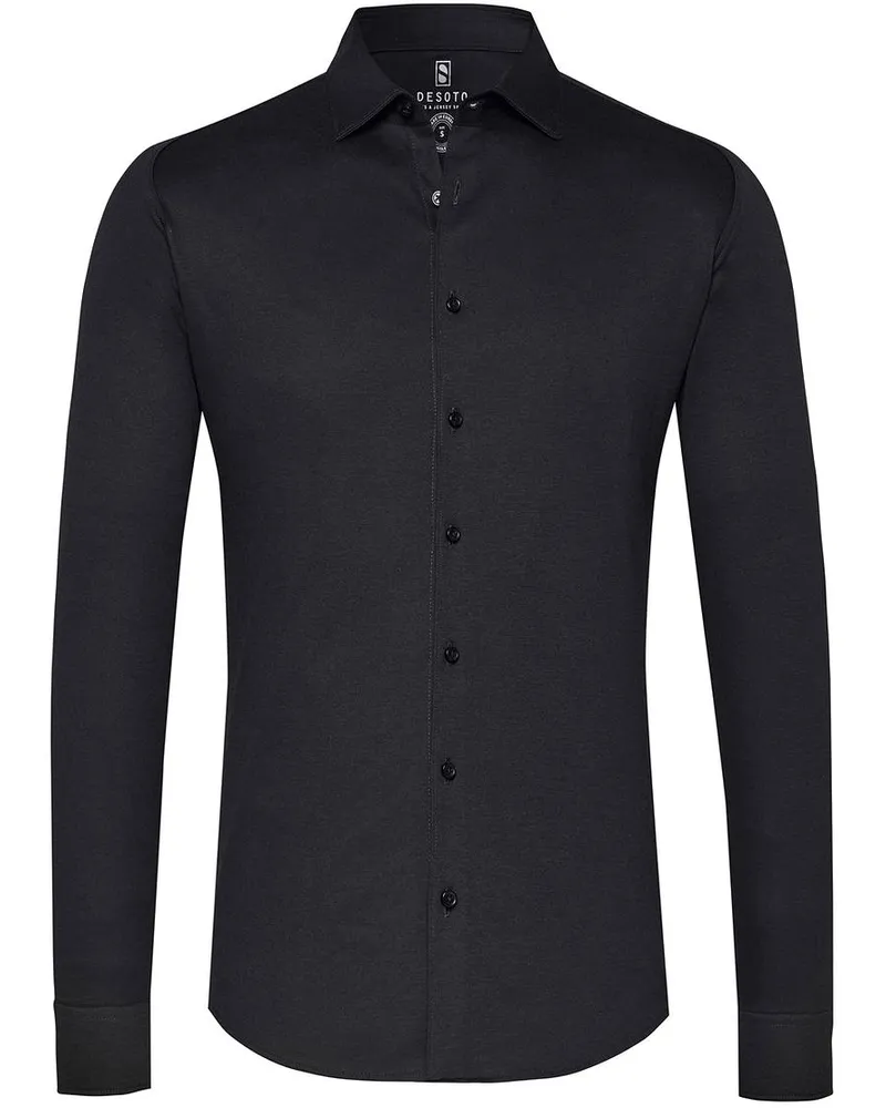 DESOTO Hemd Kent Schwarz Schwarz