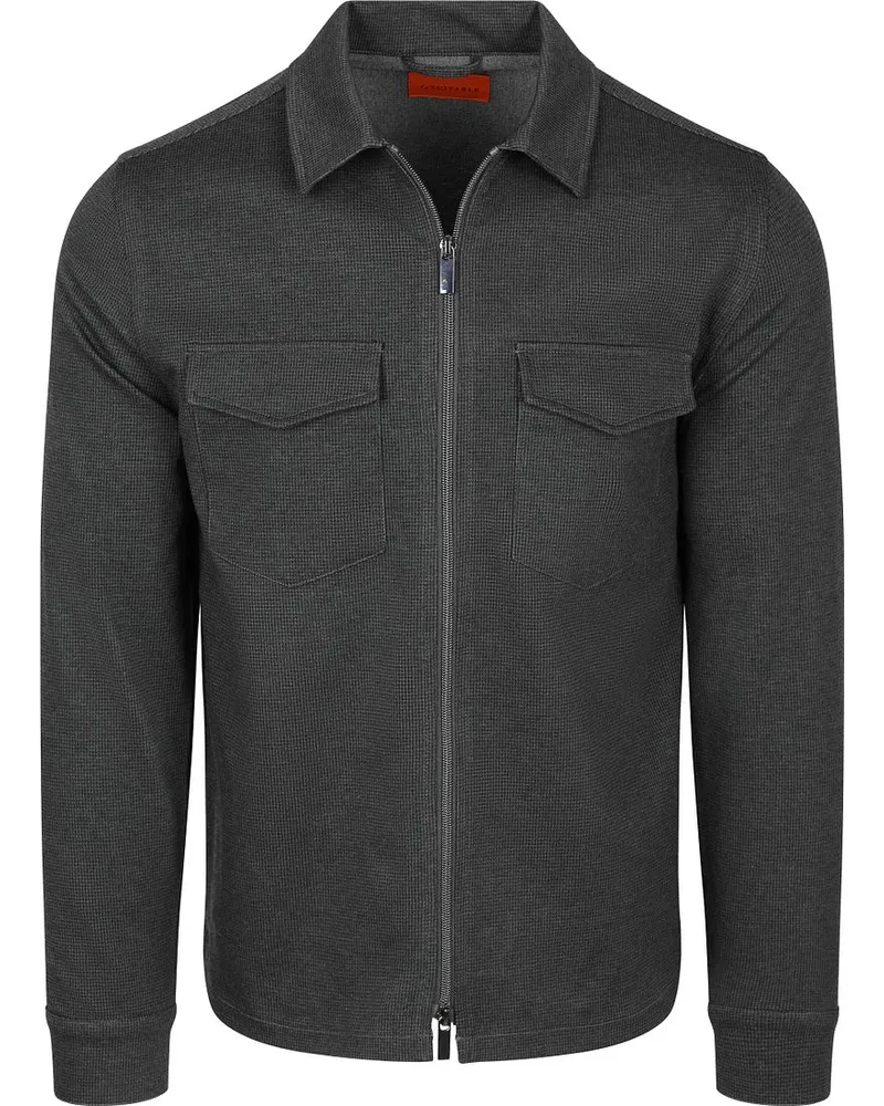 Suitable Hemdjacke Billy Houndstooth Forest Dunkelgrün
