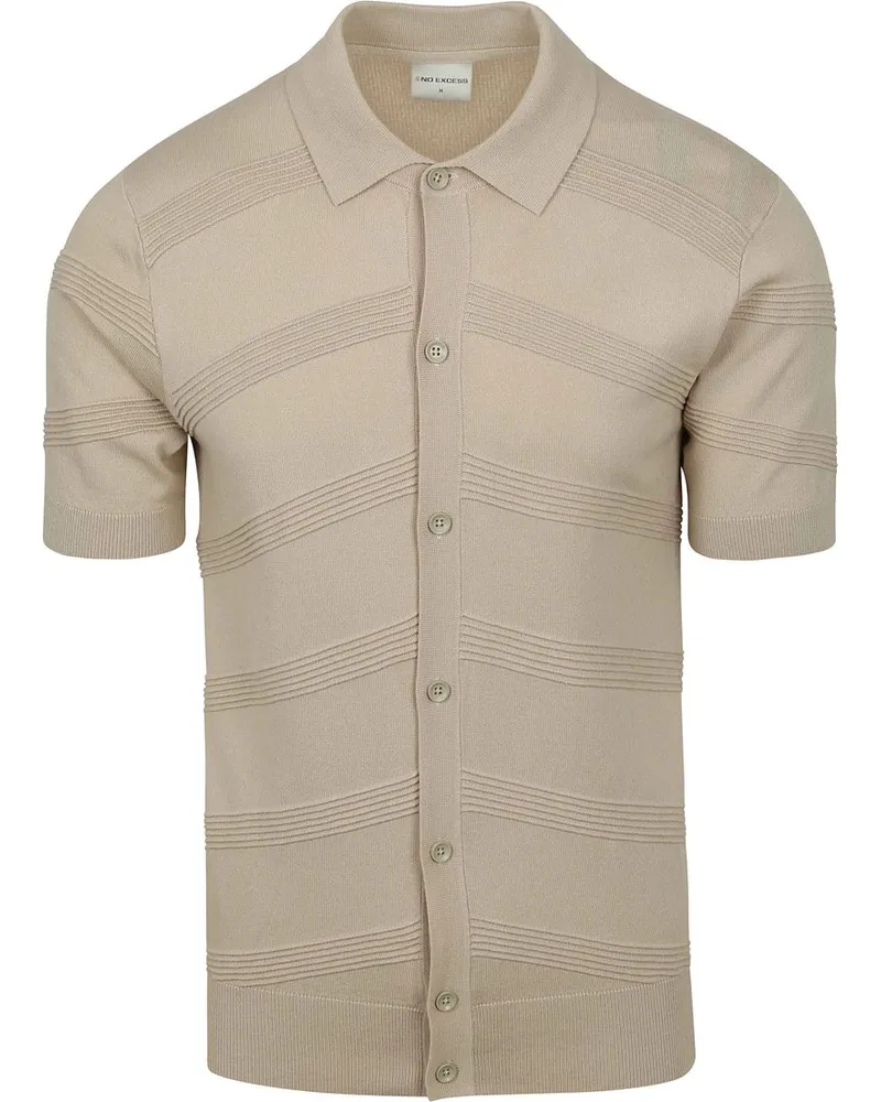 No Excess Knitted Top Beige Beige