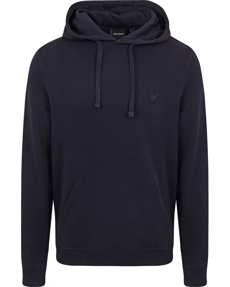 Lyle & Scott Hoodie Tonal Navy Blau