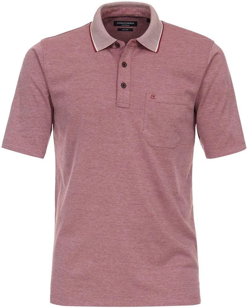 CasaModa Poloshirt Stretch Melange Rosa Pink