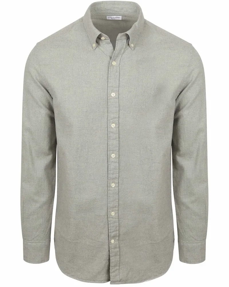 McGregor Hemd Flanell Melange Grau Grau