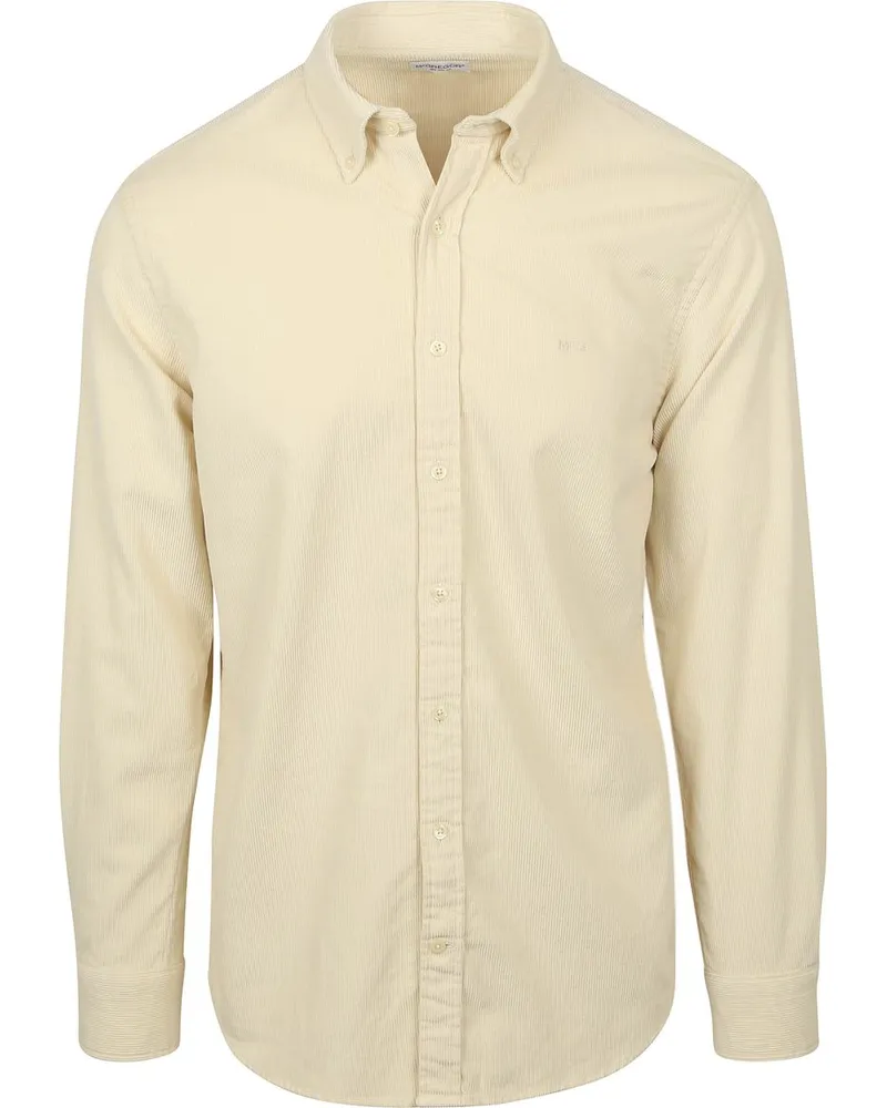 McGregor Hemd Corduroy Ecru Weiß