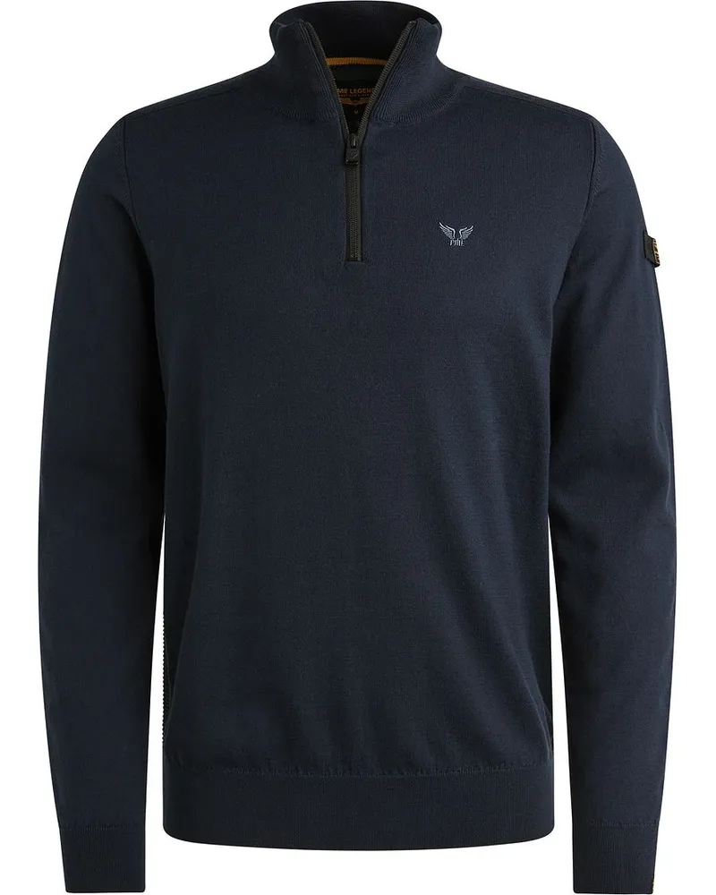 PME Legend Half Zip Sweater Navy Dunkelblau