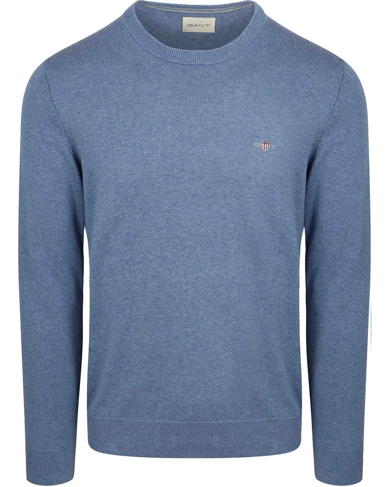 Gant Pullover Melange Blau Blau