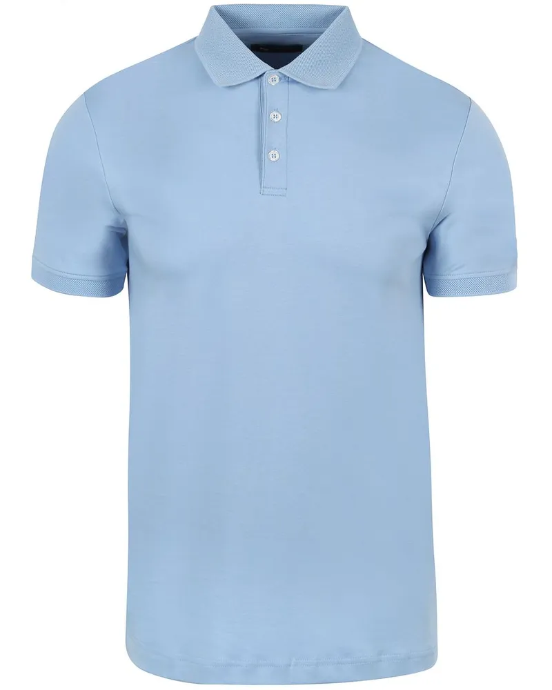 Suitable Liquid Poloshirt Hellblau Hellblau