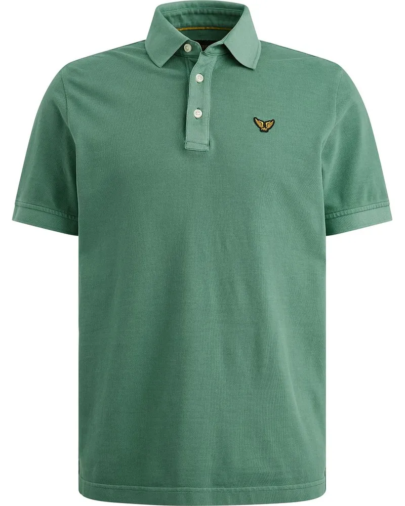 PME Legend Tailwing Logo Poloshirt Deep Sea Grün