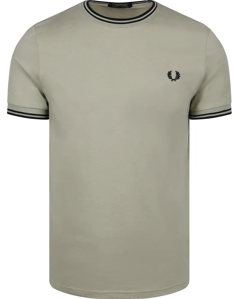 Fred Perry Twin Tipped T-Shirt Grün S23 Grün