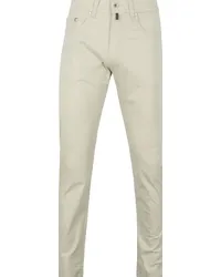 Pierre Cardin Trousers Lyon Tapered Ecru Wollweiß