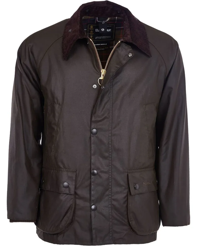 Barbour Classic Bedale Classic Wachsjacke Olivgrün Grün