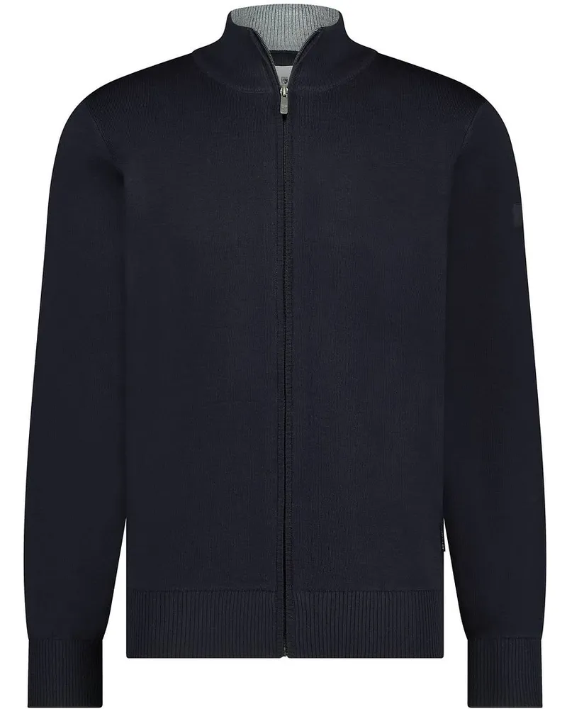 State of Art Strickjacke Wool Blend Navy Dunkelblau
