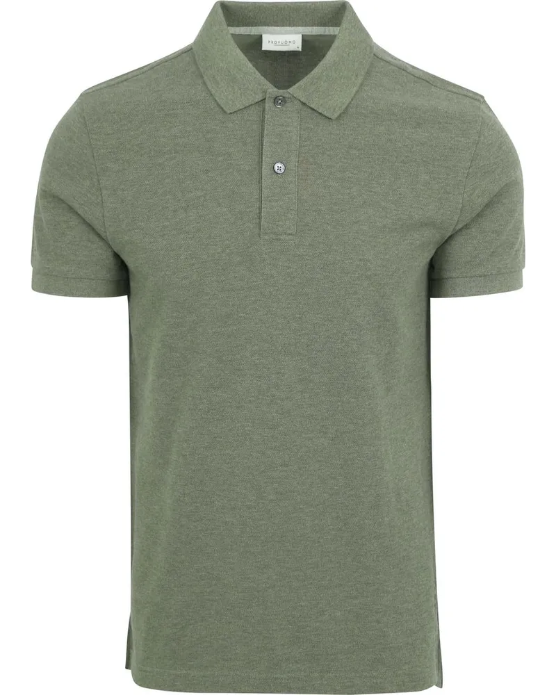 Profuomo Piqué Poloshirt Grün Grün