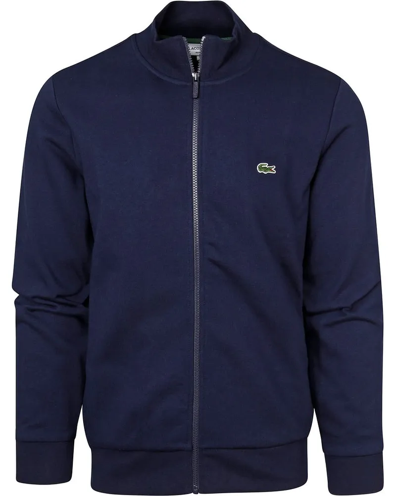 Lacoste Strickjacke Full Zip Dunkelblau Dunkelblau