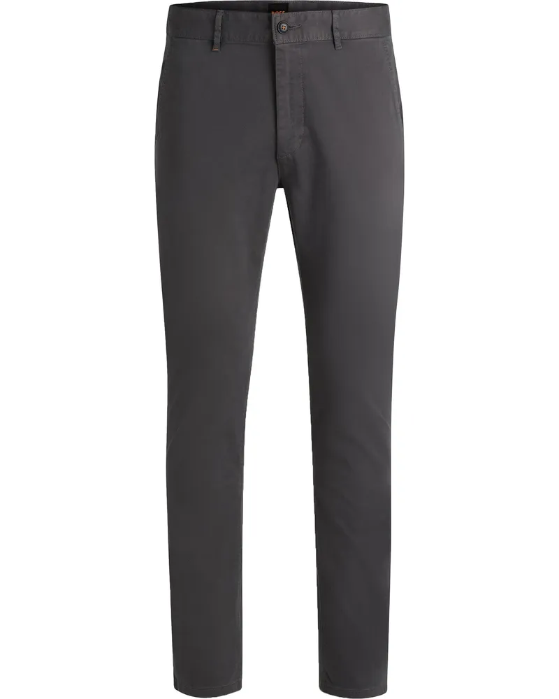 HUGO BOSS Chino Slim Anthrazit Grau