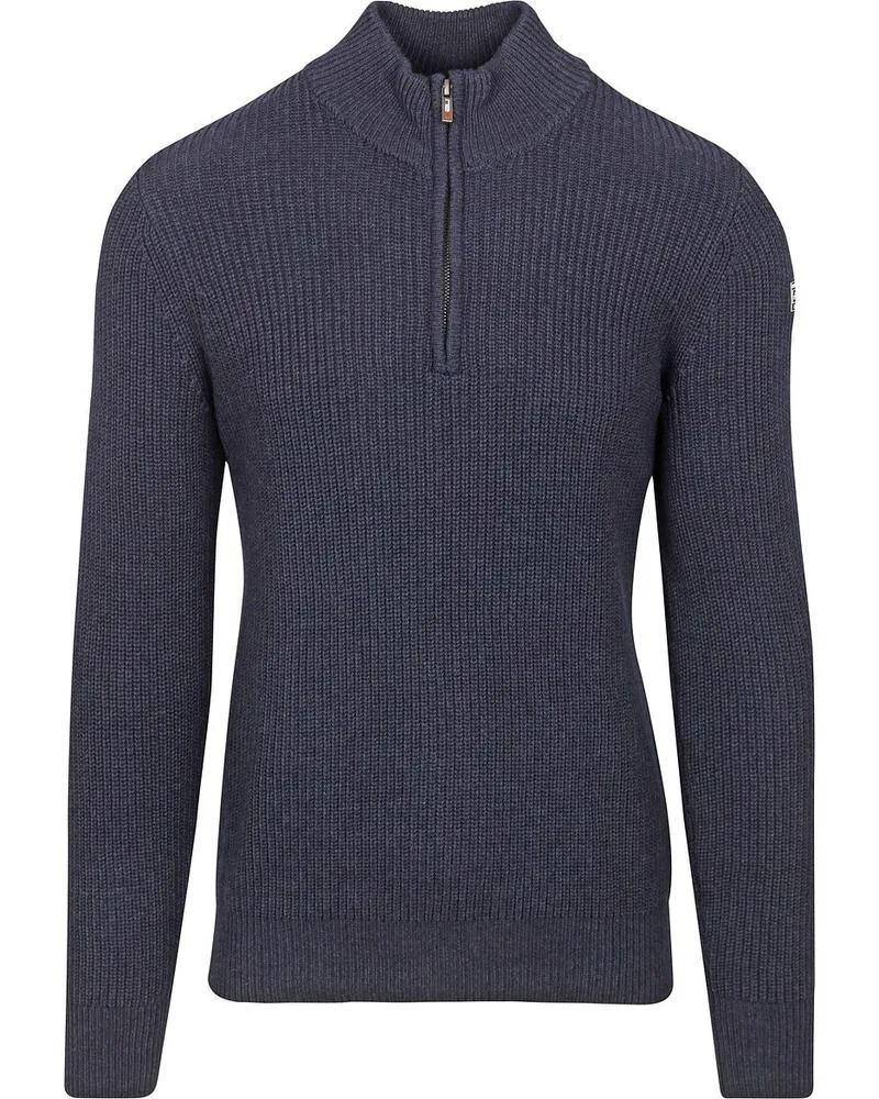 New Zealand Auckland NZA) Half Zip Pullover Ryder Navy Blau
