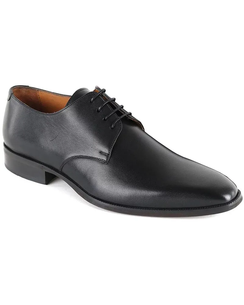 Suitable Leder Herrenschuhe Derby Schwarz Schwarz