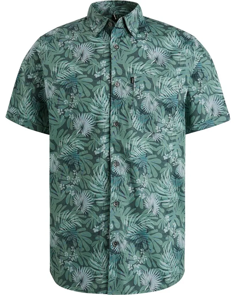 Vanguard Short Sleeve Hemd Print Grün Grün