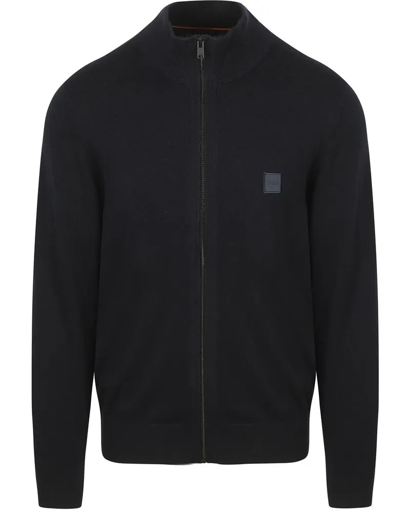HUGO BOSS Kanozip Strickjacke Dunkelblau Dunkelblau