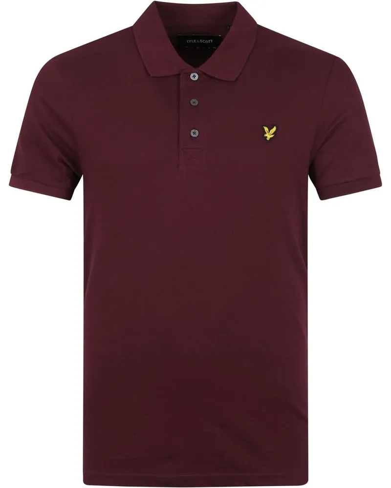 Lyle & Scott Poloshirt Burgundy Bordeaux