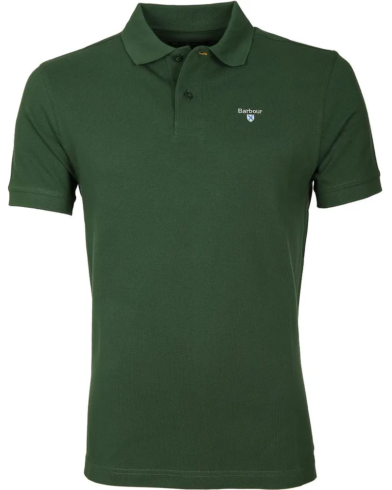 Barbour Poloshirt Racing Green Dunkelgrün