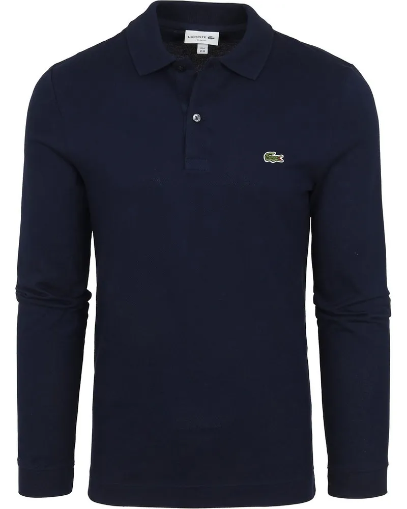 Lacoste Poloshirt Pique Longsleeve Dunkelblau Dunkelblau