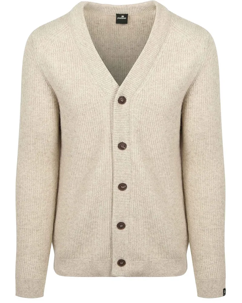 Vanguard Strickjacke Wool Blend Beige Beige