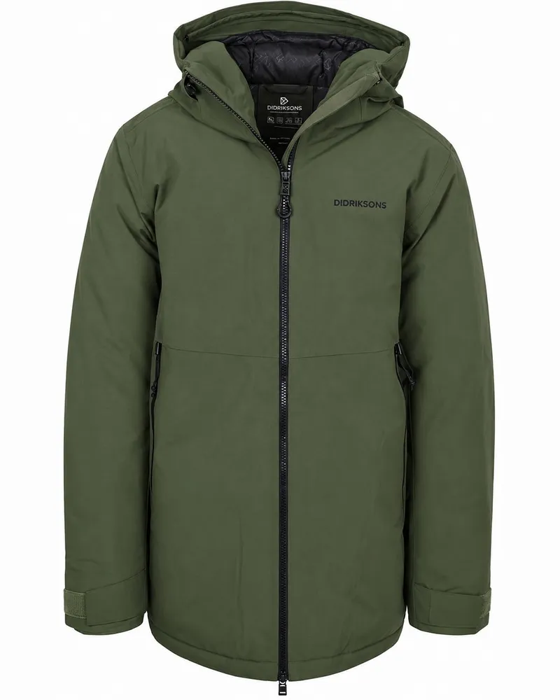 Didriksons 1913 Parka Tempest Olive Dunkelgrün