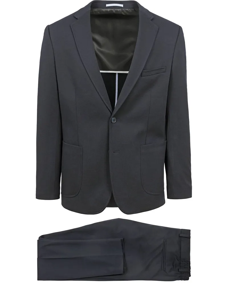 Suitable Jersey Suit Navy Dunkelblau