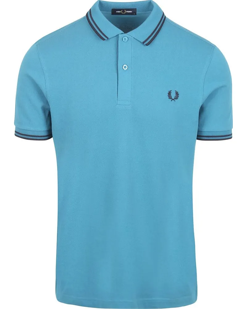 Fred Perry Poloshirt M3600 Mid Blau V35 Blau