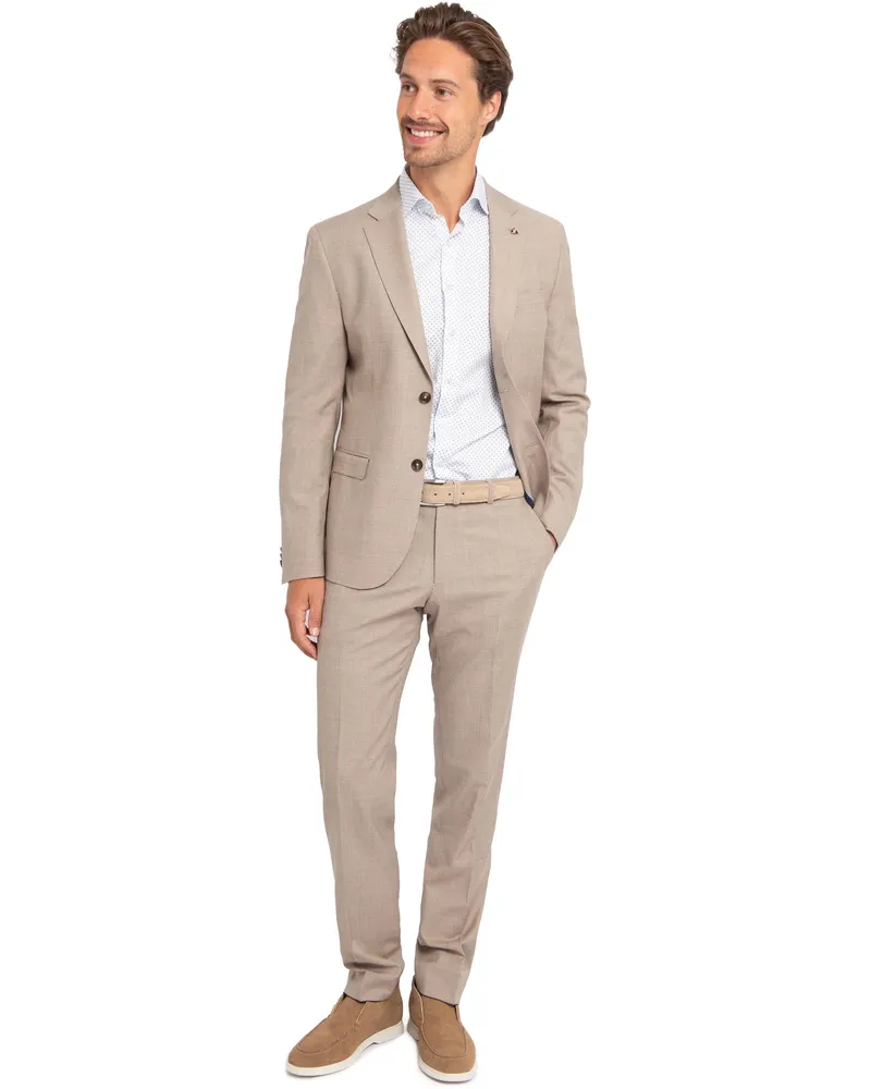 Suitable Strato Toulon Suit Wool Beige