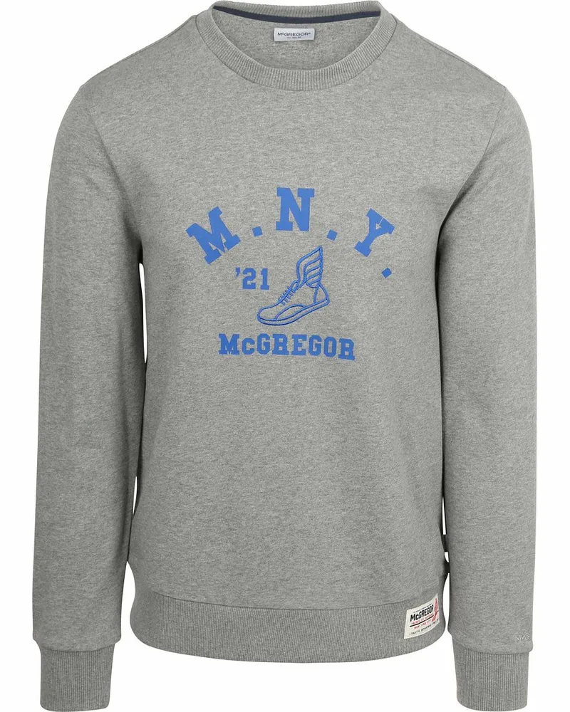 McGregor Sweatshirt Graphic Grau Grau