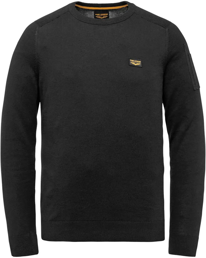 PME Legend Buckley Pullover Schwarz Schwarz